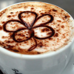 tasse de café fleur